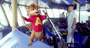 Szenenbild aus dem Film „Alvin und die Chipmunks 3 – Chipbruch“