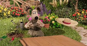 Szenenbild aus dem Film „Wallace und Gromit: Vergeltung mit Flügeln“