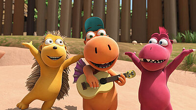 Mehr zum Film „Der kleine Drache Kokosnuss - Auf in den Dschungel!“ Szenenbild aus dem Film „Der kleine Drache Kokosnuss - Auf in den Dschungel!“