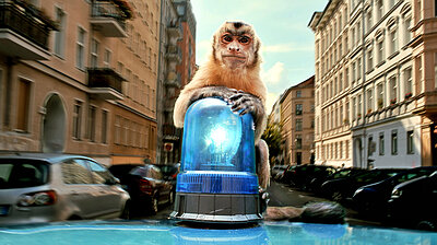 Mehr zum Film „Akiko – Der fliegende Affe“ Szenenbild aus dem Film „Akiko – Der fliegende Affe“