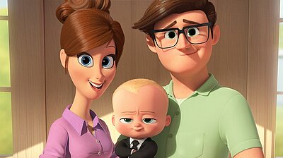Mehr zum Film „The Boss Baby“ Szenenbild aus dem Film „The Boss Baby“