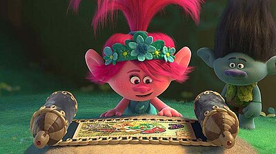 Mehr zum Film „Trolls World Tour“ Szenenbild aus dem Film „Trolls World Tour“