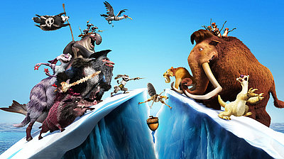 Szenenbild aus dem Film „Ice Age 4 - Voll verschoben“