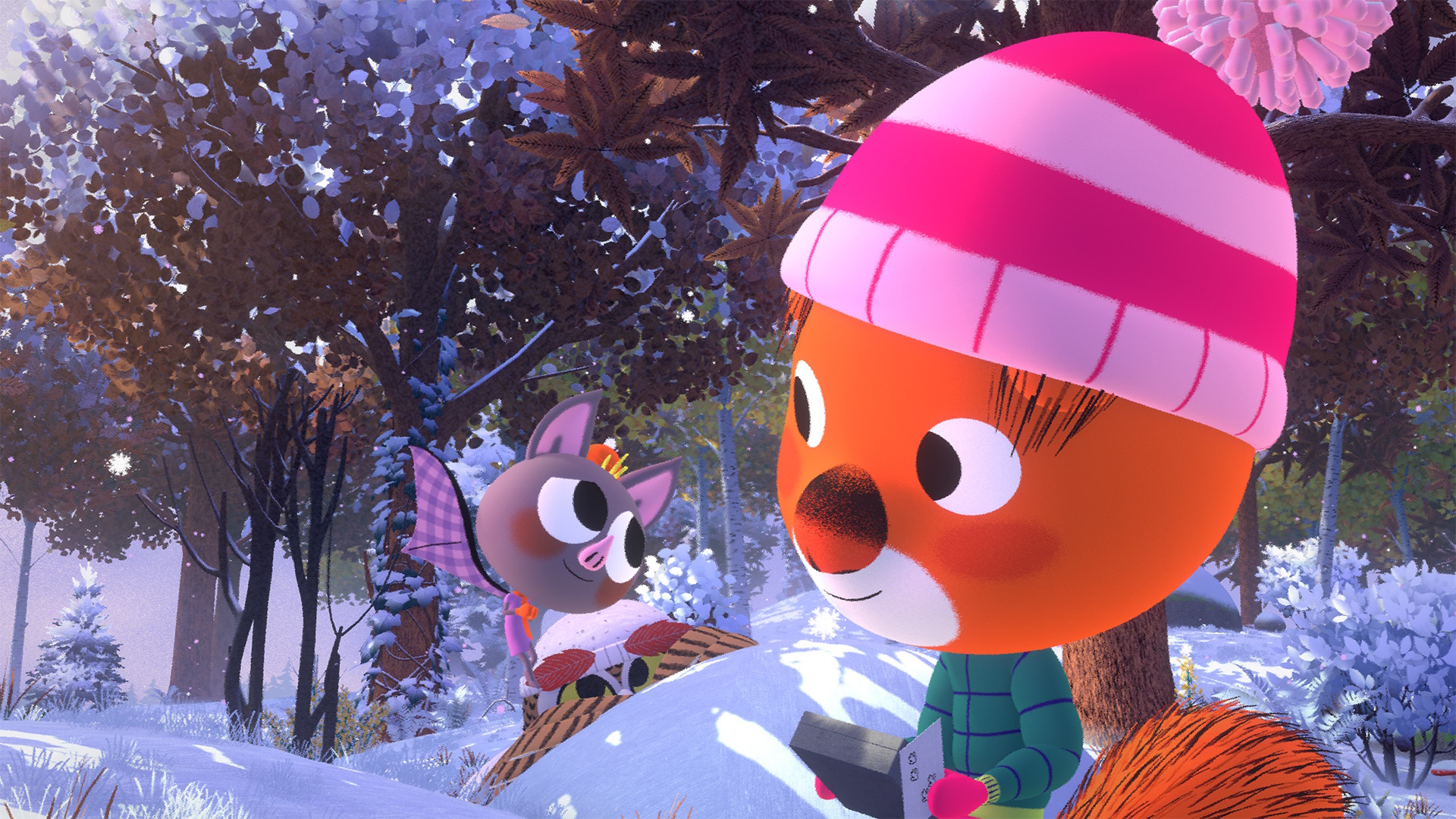Szenenbild aus dem Film „Edmund und Luzie – Winterabenteuer“