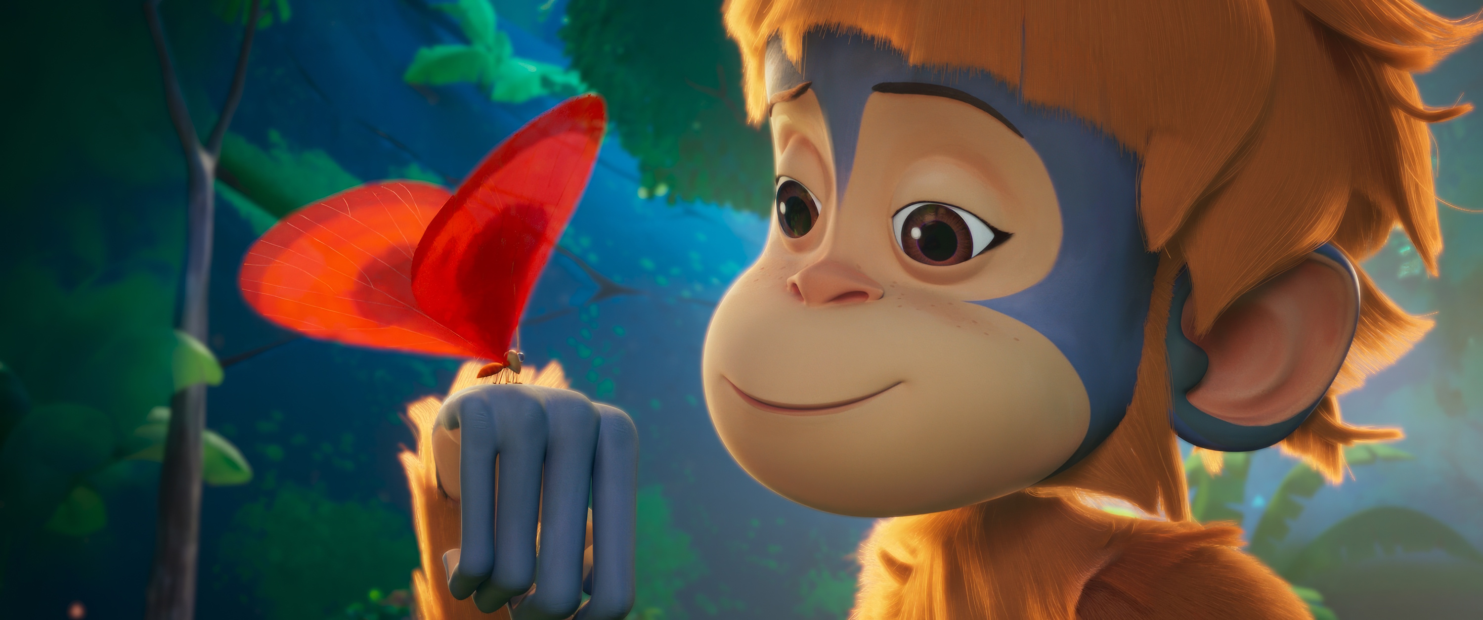 Szenenbild aus dem Film „Jazzy - Chaos im Regenwald“